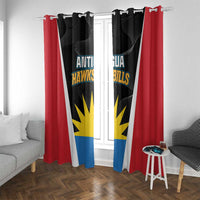 Antigua Cricket Hawksbills Window Curtain Each Endeavouring All Achieving - Wonder Print Shop