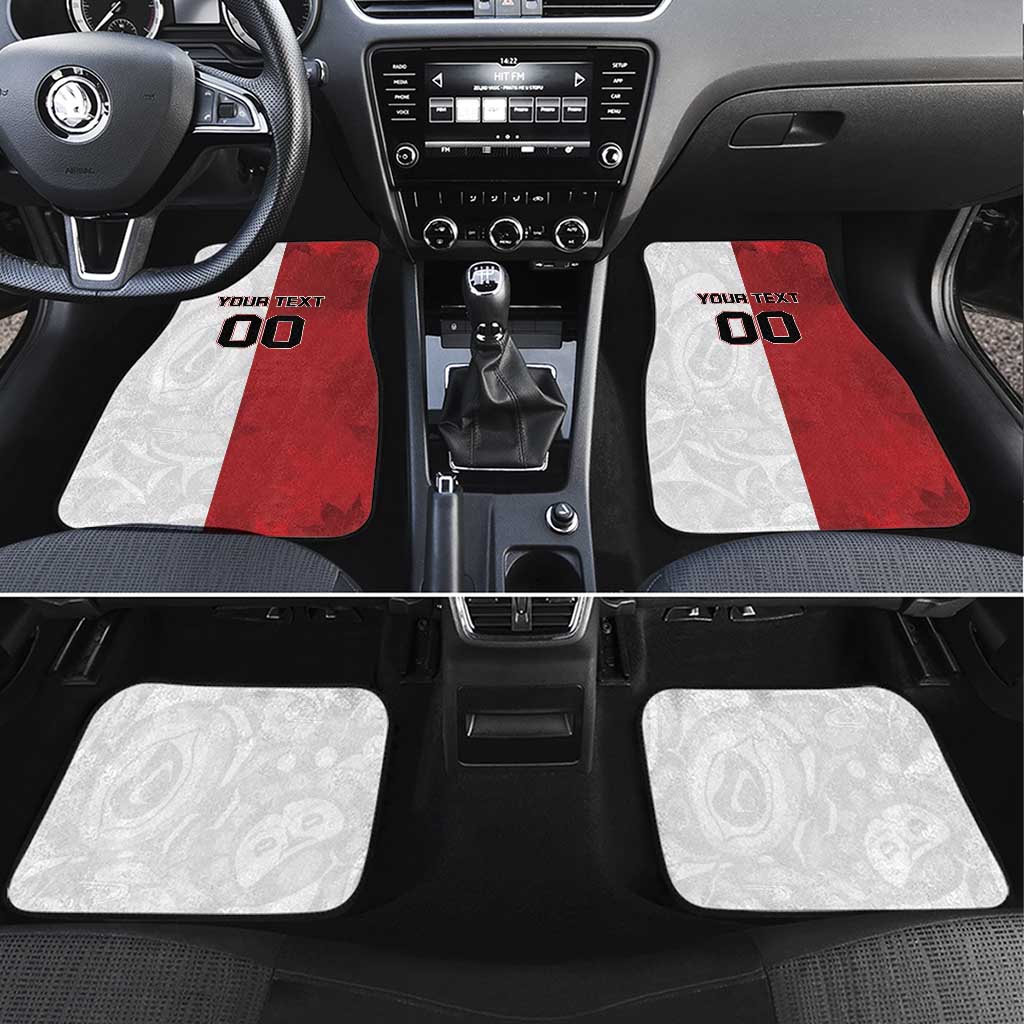 Canada Ice Hockey Team Car Mats Maple Leaf Go Champions