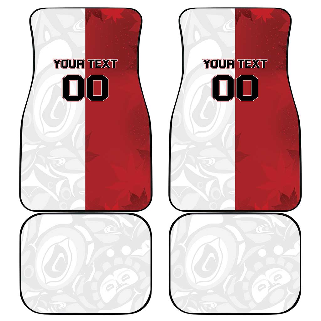 Canada Ice Hockey Team Car Mats Maple Leaf Go Champions