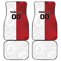 Canada Ice Hockey Team Car Mats Maple Leaf Go Champions