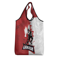 Canada Ice Hockey Team Grocery Bag Maple Leaf Go Champions