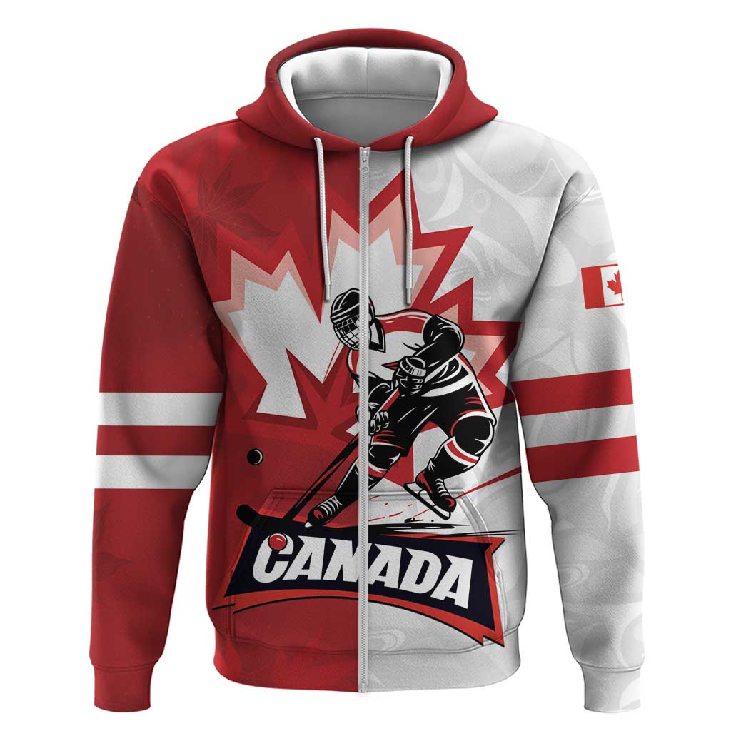 Custom Canada Ice Hockey Team Hoodie Maple Leaf Go Champions