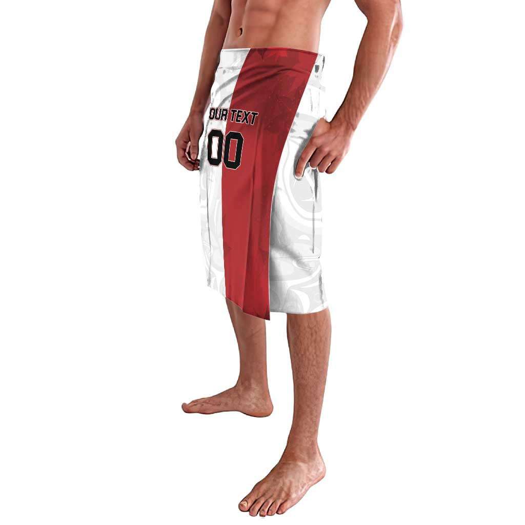 Custom Canada Ice Hockey Team Lavalava Maple Leaf Go Champions