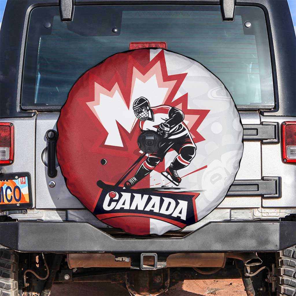 Canada Ice Hockey Team Spare Tire Cover Maple Leaf Go Champions