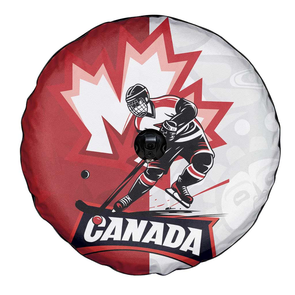 Canada Ice Hockey Team Spare Tire Cover Maple Leaf Go Champions