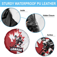 Canada Ice Hockey Team Spare Tire Cover Maple Leaf Go Champions