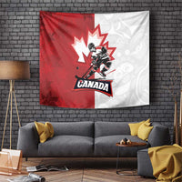Canada Ice Hockey Team Tapestry Maple Leaf Go Champions