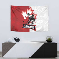 Canada Ice Hockey Team Tapestry Maple Leaf Go Champions