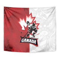 Canada Ice Hockey Team Tapestry Maple Leaf Go Champions