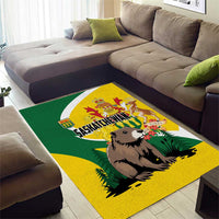 Canada Saskatchewan Province Area Rug Multis e Gentibus Vires