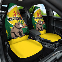Canada Saskatchewan Province Car Seat Cover Multis e Gentibus Vires