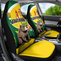 Canada Saskatchewan Province Car Seat Cover Multis e Gentibus Vires