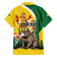 Personalized Canada Saskatchewan Province Hawaiian Shirt Multis e Gentibus Vires
