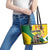 Canada Saskatchewan Province Leather Tote Bag Multis e Gentibus Vires
