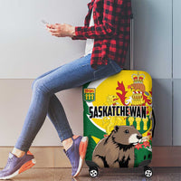 Canada Saskatchewan Province Luggage Cover Multis e Gentibus Vires