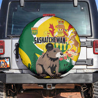 Canada Saskatchewan Province Spare Tire Cover Multis e Gentibus Vires
