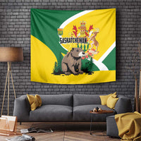 Canada Saskatchewan Province Tapestry Multis e Gentibus Vires