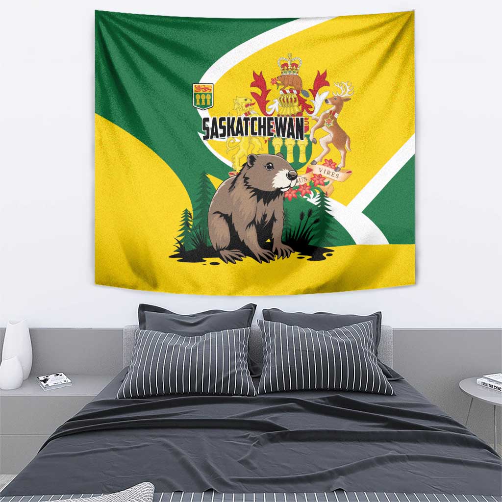 Canada Saskatchewan Province Tapestry Multis e Gentibus Vires