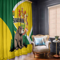 Canada Saskatchewan Province Window Curtain Multis e Gentibus Vires