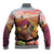 Netherlands Easter 2024 Baseball Jacket Bunny With Tulips Flowers Field