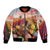 Netherlands Easter 2024 Bomber Jacket Bunny With Tulips Flowers Field