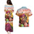 Netherlands Easter 2024 Couples Matching Puletasi and Hawaiian Shirt Bunny With Tulips Flowers Field - Wonder Print Shop