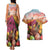 Netherlands Easter 2024 Couples Matching Tank Maxi Dress and Hawaiian Shirt Bunny With Tulips Flowers Field