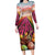 Netherlands Easter 2024 Family Matching Long Sleeve Bodycon Dress and Hawaiian Shirt Bunny With Tulips Flowers Field - Wonder Print Shop