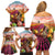 Netherlands Easter 2024 Family Matching Off Shoulder Short Dress and Hawaiian Shirt Bunny With Tulips Flowers Field