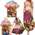 Netherlands Easter 2024 Family Matching Summer Maxi Dress and Hawaiian Shirt Bunny With Tulips Flowers Field - Wonder Print Shop