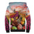 Netherlands Easter 2024 Sherpa Hoodie Bunny With Tulips Flowers Field