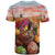 Netherlands Easter 2024 T Shirt Bunny With Tulips Flowers Field