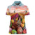 Netherlands Easter 2024 Women Polo Shirt Bunny With Tulips Flowers Field - Wonder Print Shop