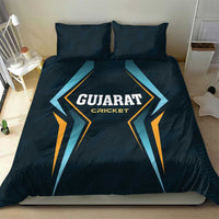 Gujarat 2025 Cricket Titans Bedding Set Aava De Race With The Titans