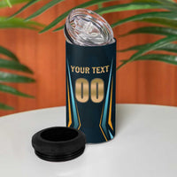 Custom Gujarat 2025 Cricket Titans 4 in 1 Can Cooler Tumbler Aava De Race With The Titans
