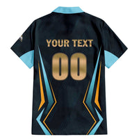 Custom Gujarat 2025 Cricket Titans Family Matching Mermaid Dress and Hawaiian Shirt Aava De Race With The Titans