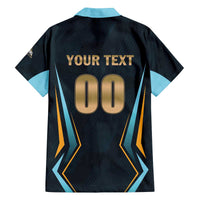 Custom Gujarat 2025 Cricket Titans Family Matching Off The Shoulder Long Sleeve Dress and Hawaiian Shirt Aava De Race With The Titans