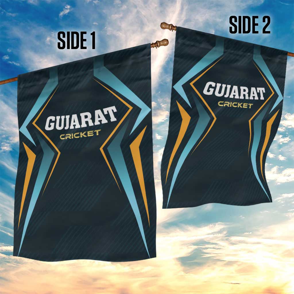 Gujarat 2025 Cricket Titans Garden Flag Aava De Race With The Titans