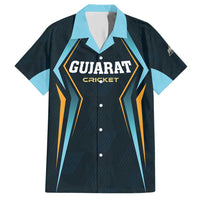 Custom Gujarat 2025 Cricket Titans Hawaiian Shirt Aava De Race With The Titans