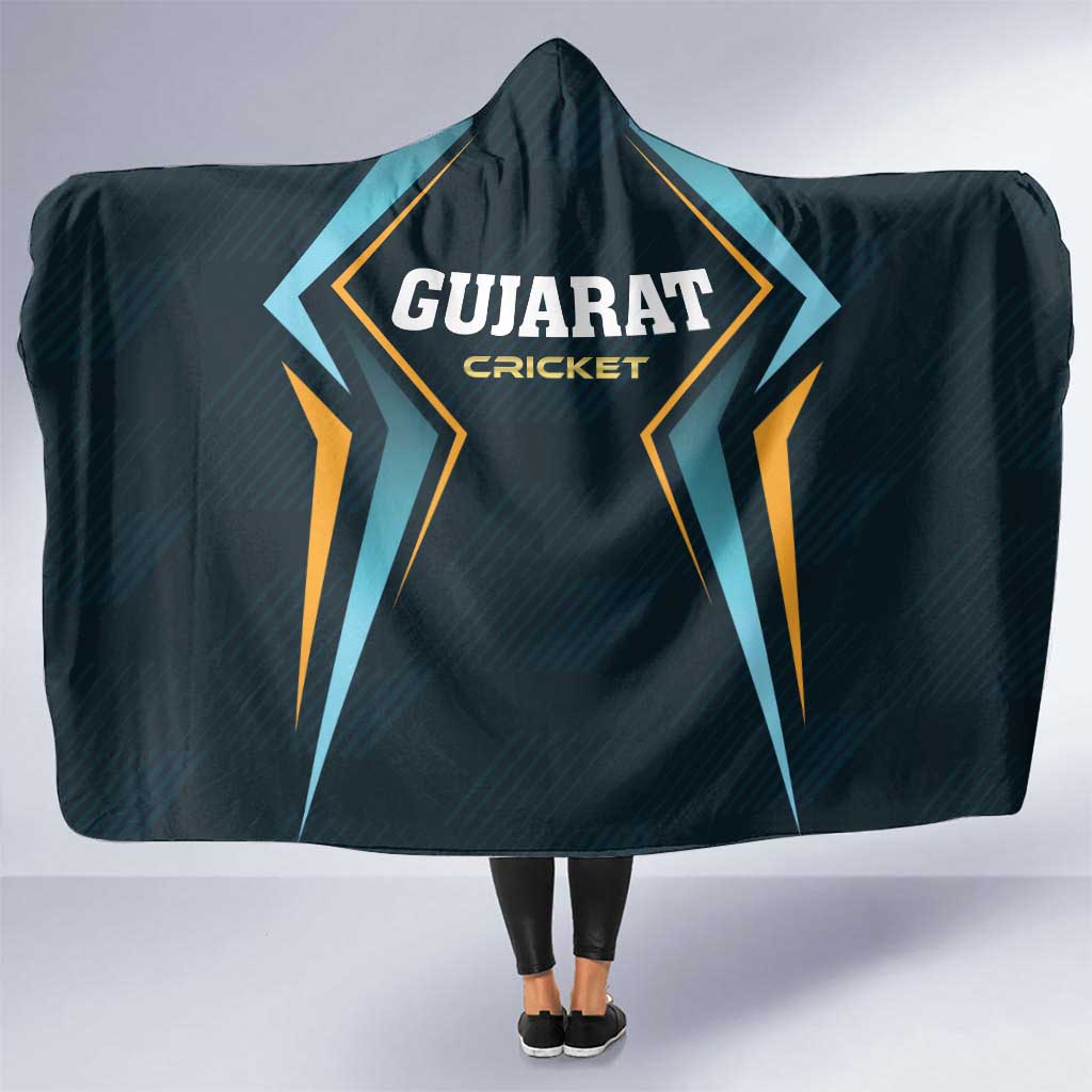 Gujarat 2025 Cricket Titans Hooded Blanket Aava De Race With The Titans