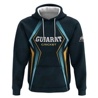Custom Gujarat 2025 Cricket Titans Hoodie Aava De Race With The Titans