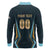 Custom Gujarat 2025 Cricket Titans Long Sleeve Polo Shirt Aava De Race With The Titans