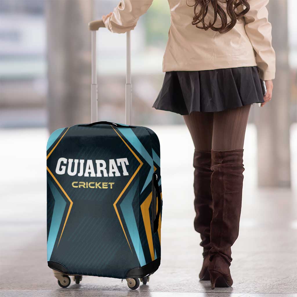 Gujarat 2025 Cricket Titans Luggage Cover Aava De Race With The Titans
