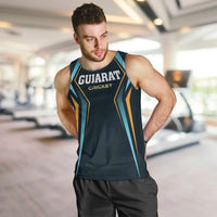 Custom Gujarat 2025 Cricket Titans Men Tank Top Aava De Race With The Titans