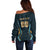 Custom Gujarat 2025 Cricket Titans Off Shoulder Sweater Aava De Race With The Titans