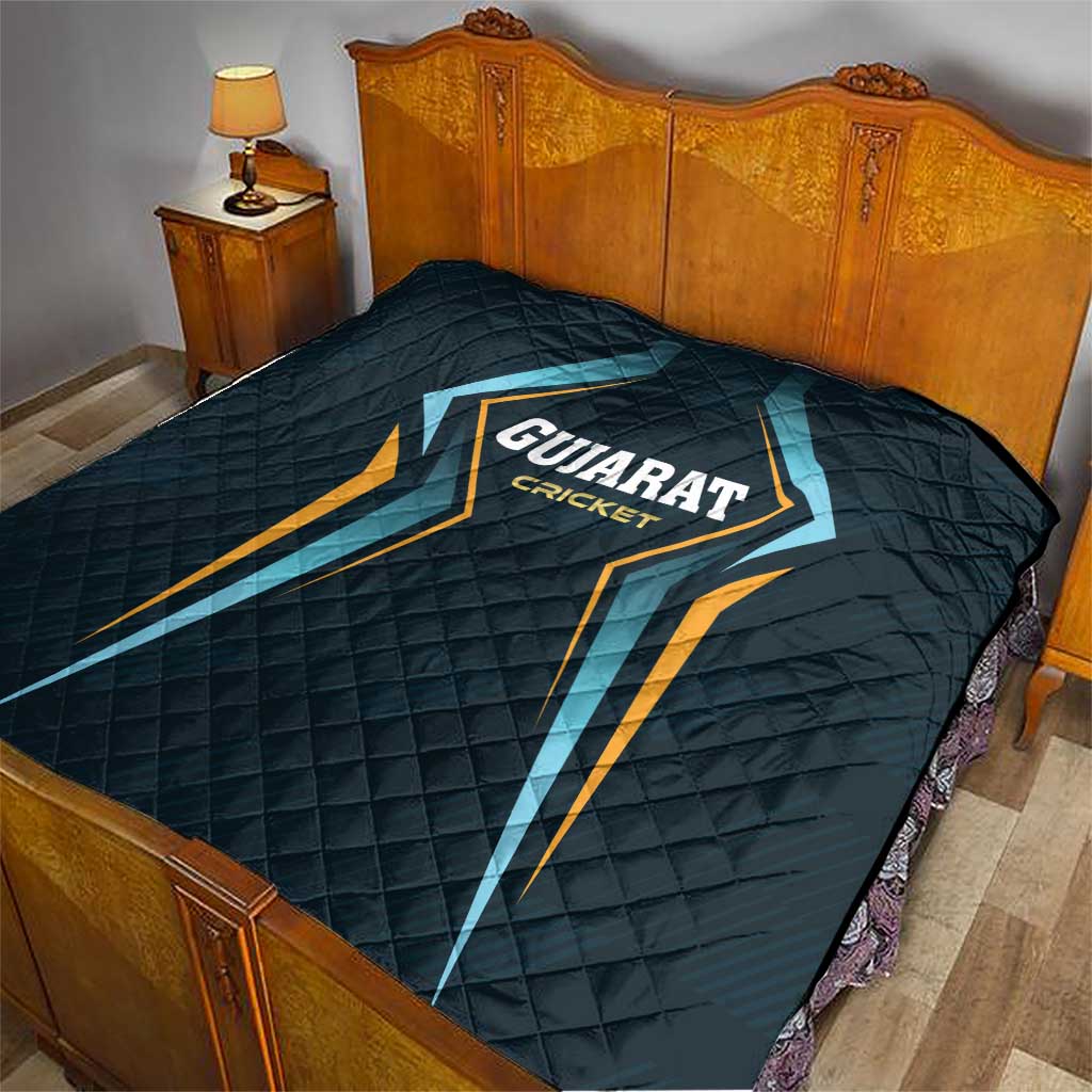 Gujarat 2025 Cricket Titans Quilt Aava De Race With The Titans