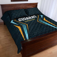 Gujarat 2025 Cricket Titans Quilt Bed Set Aava De Race With The Titans