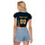 Custom Gujarat 2025 Cricket Titans Raglan Cropped T Shirt Aava De Race With The Titans