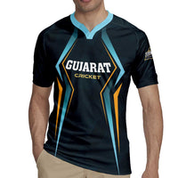 Custom Gujarat 2025 Cricket Titans Rugby Jersey Aava De Race With The Titans