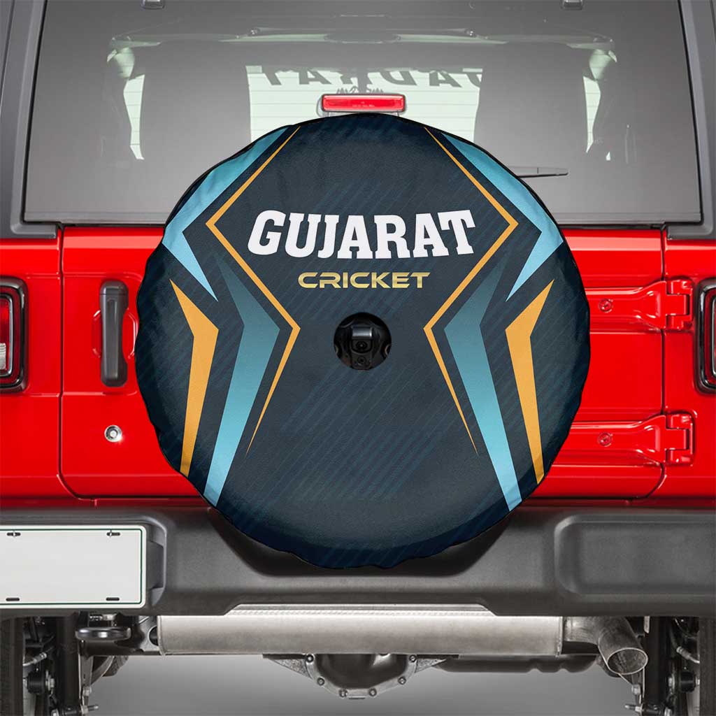 Gujarat 2025 Cricket Titans Spare Tire Cover Aava De Race With The Titans